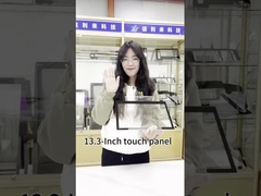 13Panel de pantalla táctil capacitiva de 3 pulgadas con interfaz USB y esquina 4*R10