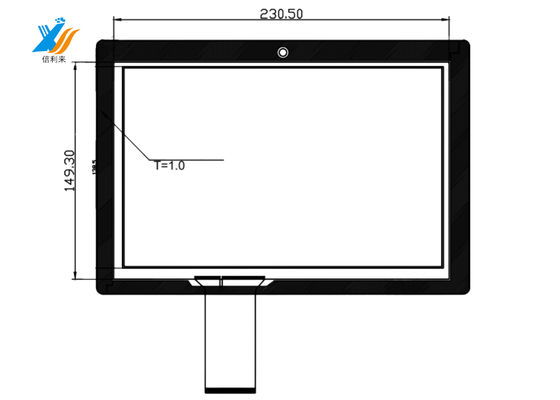 Panel táctil capacitivo USB personalizable de 10.1 pulgadas Sistema operativo Linux
