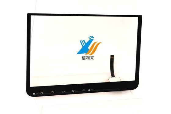 Panel de pantalla táctil Pcap negro de 7 pulgadas Interfaz de hogar inteligente IIC personalizado
