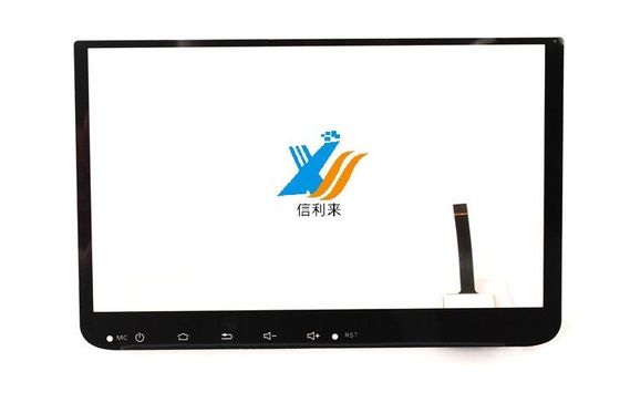 Panel de pantalla táctil Pcap negro de 7 pulgadas Interfaz de hogar inteligente IIC personalizado