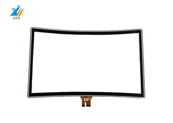 Panel táctil GFF industrial de 32 pulgadas PC vidrio templado OEM con anti-brillo