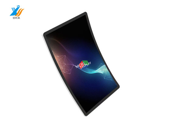 Pantalla táctil con capacidad curva personalizada de 49 pulgadas Negro