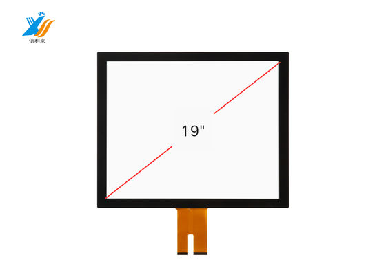 Tecnología de pantalla táctil de 19 pulgadas con frecuencia de toque ilimitada con estructura G + G