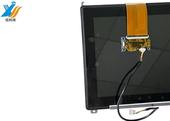 Panel táctil PCAP de 10 puntos con estructura G+G para mesa de control industrial y hogar inteligente