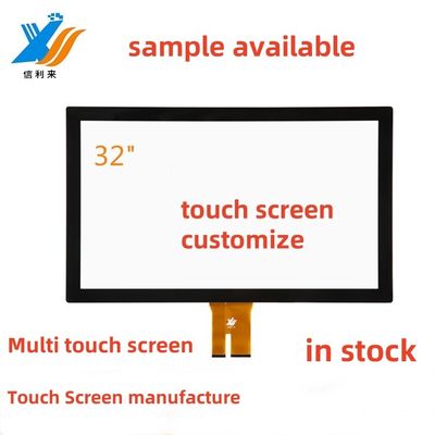 Monitor de pantalla táctil de infrarrojo negro de 43 pulgadas personalizable con amplio rango de temperatura