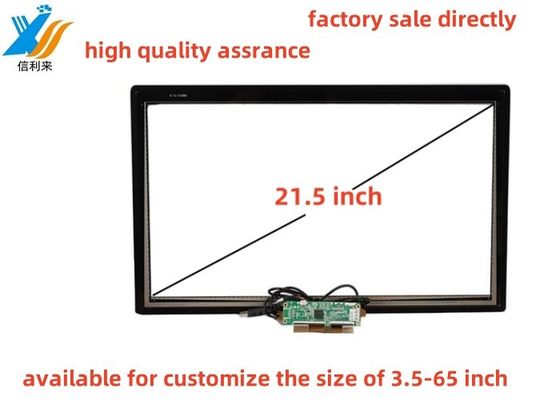 21.5 pulgadas PCAP GG panel de pantalla táctil impermeable a la gasolina AR AG AF pantalla LCD anti-UV personalizable