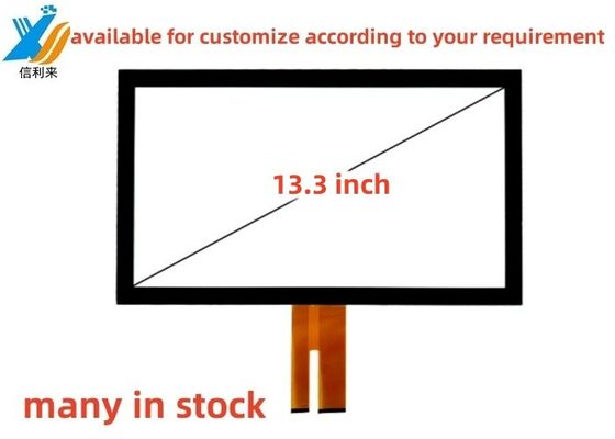 13.3 pulgadas Multi toque proyectado capacitivo (PCAP) GG panel de pantalla táctil impermeable a aceite lápiz táctil LCD Display LED Monitor AR AG AF Personalizado para tabletas PC educación médica ATMS Transporte