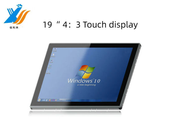 Personalizar 19" Multi toque proyectado capacitivo (PCAP) pantalla táctil impermeable a aceite Anti-UV AR AG AF pluma toque LCD Display LED Monitor VGA HDMI para la educación médica industrial comercial