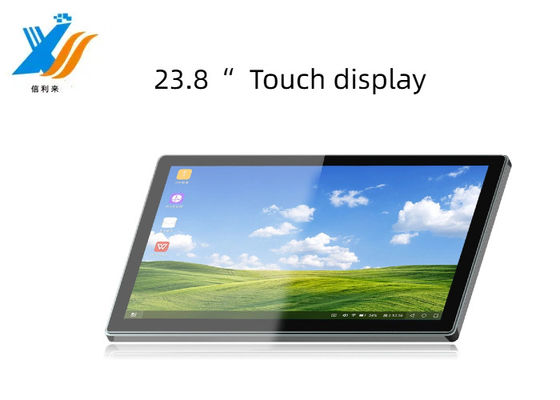 Monitor de pantalla táctil múltiple negro con tecnología EETI IC y estructura GG