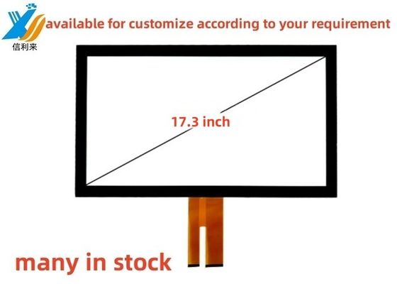 17.3 "Multi-touch proyectado capacitivo (PCAP) GG panel de pantalla táctil AR AG impermeable a aceite lápiz táctil guante táctil Tft LCD Display LED Monitor personalizado para tableta industrial computadora Caminadora educativa