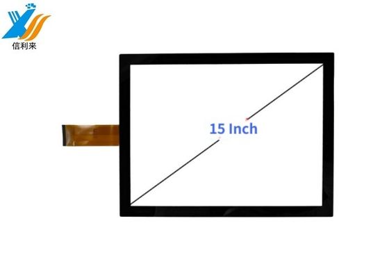 Panel de pantalla táctil LCD capacitiva de 15 pulgadas con interfaz USB/IIC de múltiples puntos