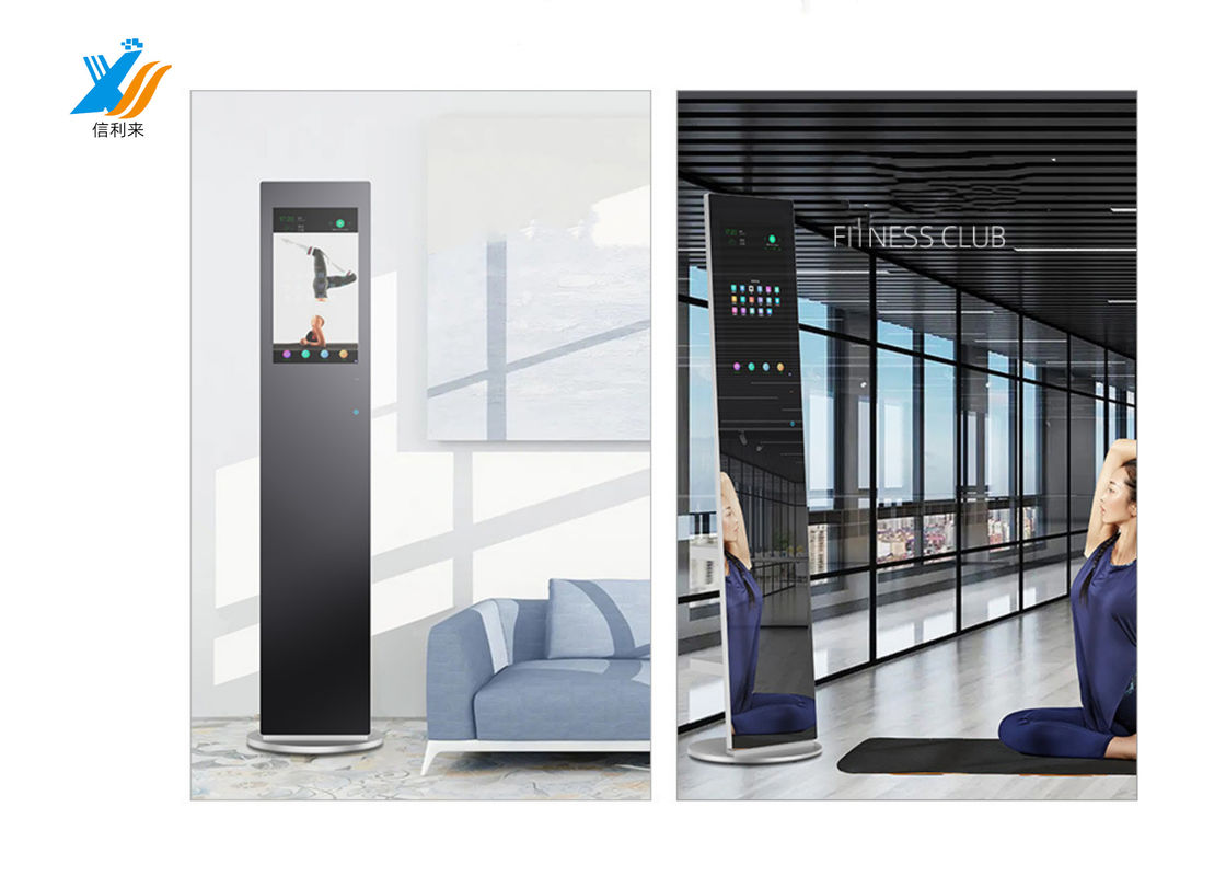 Venta caliente Escreen táctil multi-táctil personalizable capacitivo Smart Mirror LED a prueba de agua Escreen táctil espejo para gimnasio