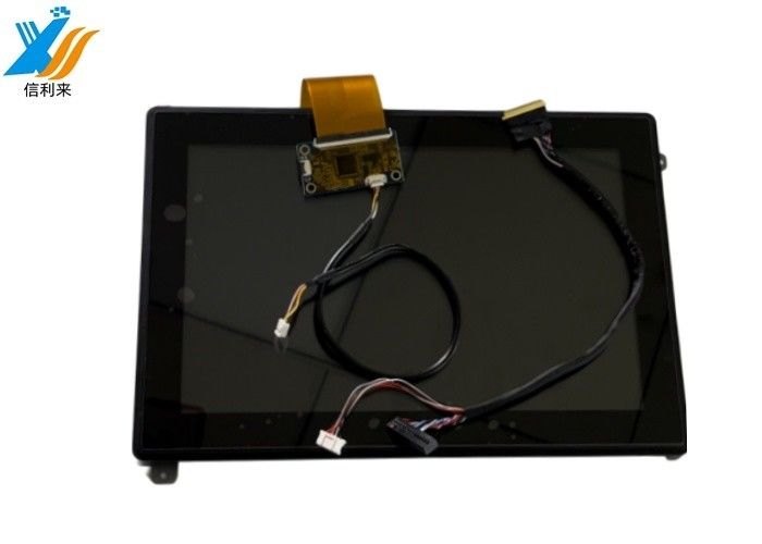 10.1 pulgadas de 10 puntos de pantalla táctil monitor, panel de pantalla táctil LCD para aplicaciones industriales