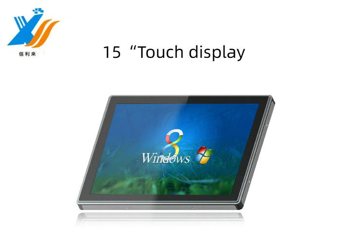 15 pulgadas Industrial Monitor táctil para pantalla táctil Android Ángulo de visión de 178 ° OEM