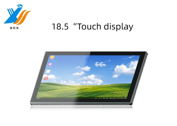 Pantalla táctil PCAP personalizada de 18,5 pulgadas Monitor con panel táctil G + G Industrial Caminadora médica doméstica inteligente