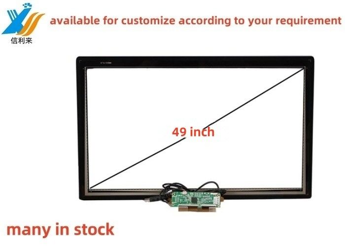 49 pulgadas Multi toque proyectado USB capacitivo (PCAP) GG GFF ITO panel de pantalla táctil impermeable a aceite guante táctil pluma táctil AR AG AF pantalla LCD personalizada LED monitor para juegos de educación industrial
