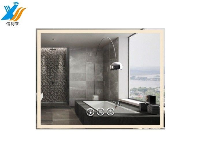 Pantalla táctil de 5 mm Ultra Clear Montada en la pared Espejo de vanidad diseñado con 500 Cd/m2 Tipo de pantalla IPS