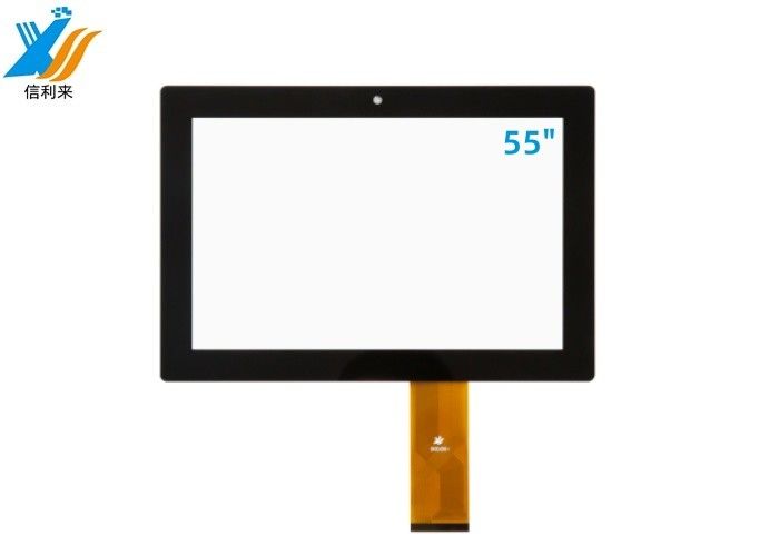 55 pulgadas 10 puntos táctiles capacitivos (PCAP) Panel de pantalla táctil GG Personalizar impermeable impermeable a aceite Anti-UV AR AG AF Anti-UV pluma táctil LCD pantalla tabletas