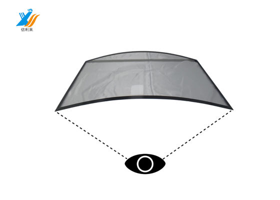 Un buen precio. 23.6 pulgadas panel táctil curvado flexible pantalla táctil industrial resistente a los arañazos en línea