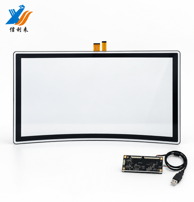 Un buen precio. Panel táctil curvado de 32 pulgadas, monitor táctil resistente a los arañazos para dispositivos múltiples En línea